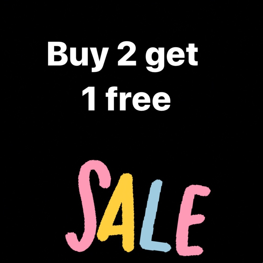 Buy 2 get 1 free